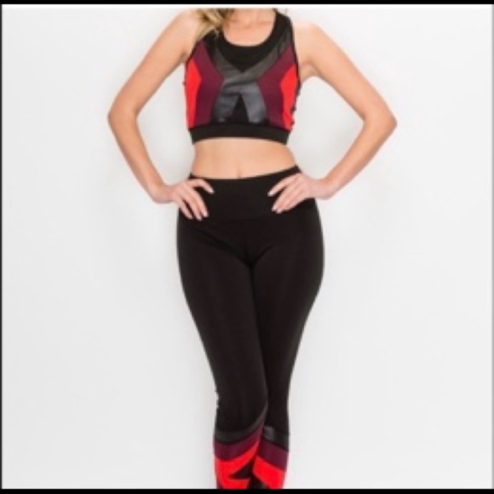 NWT Kimberly C Leggings w/ Matching Top- small